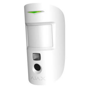 Ajax MotionCam – датчик движения с фотокамерой для подтверждения тревог – белый